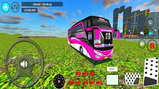 Bus Oleng Telolet SJM TRANS Trip To Bandung - Mobil Balap Bus Simulator Android Gameplay screenshot 5