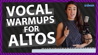 Beginner ALTO Vocal Exercises  Easy 10 minute warmup | 30 Day Singer