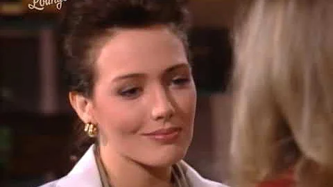 Taylor tells Caroline, that her blood test did Brooke Logan (1990)