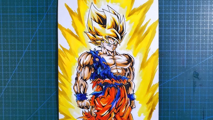 Dibujando a Trunks SSJ Furioso//Drawing Trunks SSJ Rage - DBS