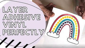 How To Layer Adhesive Vinyl Using Registration Marks