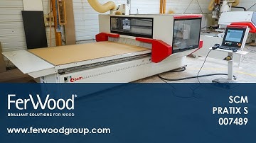Nesting Surface Work Station in action - SCM PRATIX S - Ferwoodgroup - 007489