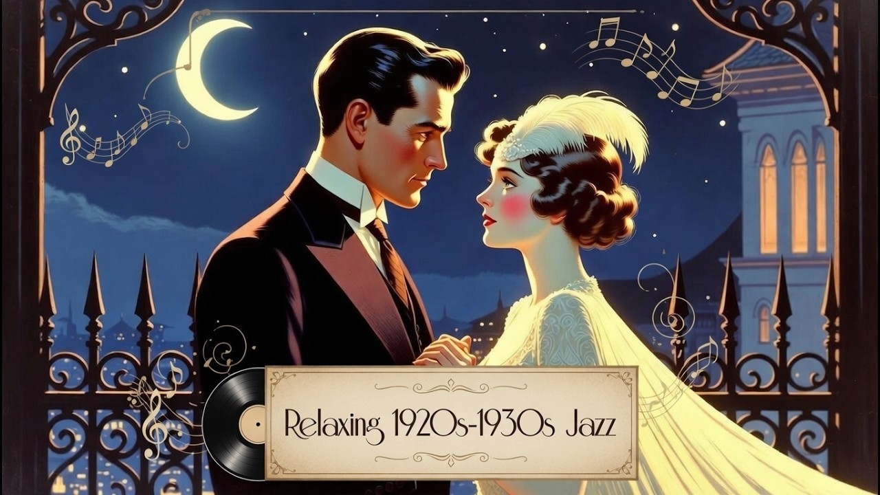 Relaxing 1920s-1930s Jazz | Slow, Romantic Vinyl-Style Music for a Cozy Evening