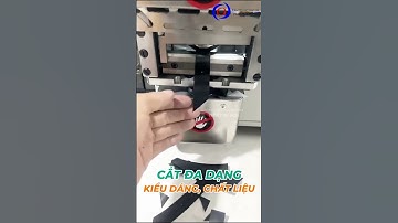 Thực tế máy cắt dây đai tự động có đầu xoay