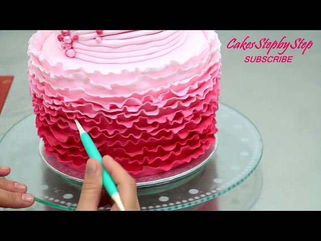 How To Make a Princess Tiara Ruffle Cake by Cakes StepbyStep
