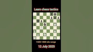 Queen Sacrifice Leads to Mate – Chess Puzzle Explained (12 July 2025)