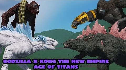 Godzilla X kong new empire but in the Age of Titans version| Age of Titans 