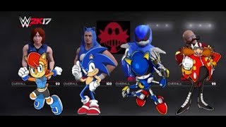 WWE 2K17 - Sonic vs Metal Sonic-World title [WWE 2K17] - User video