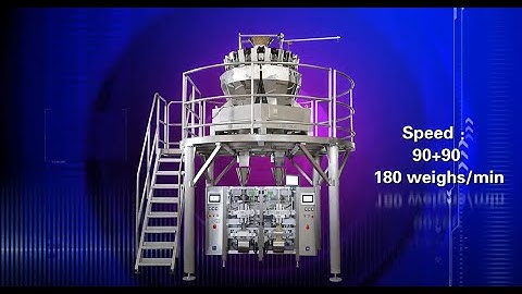 High Dream High Speed 18-head Weigher Working with Twin VFFS Baggger