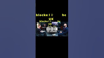 BBC DELETED the Interview  with Andrew Tate