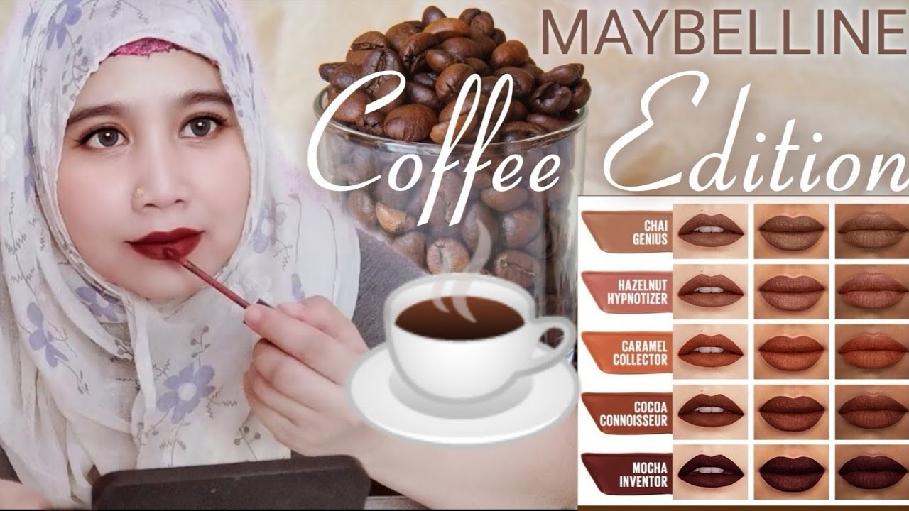 Maybelline, Coffee Edition, Chai Genius, Mocha Inventor, Caramel Collector,...