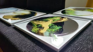 Resin on VINYL + How I FRAME Them