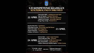 UJI KOMPETENSI KEAHLIAN 'SENI PEDHALANGAN' SMKI SOLO 22 APRIL 2026