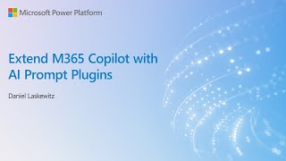 Extend M365 Copilot with AI Prompt Plugins