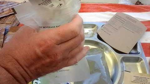 Mre review of the mre menu 12 Elbow macaroni in tomato sauce