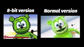Gummy Bear Song: 8-bit version vs Normal version