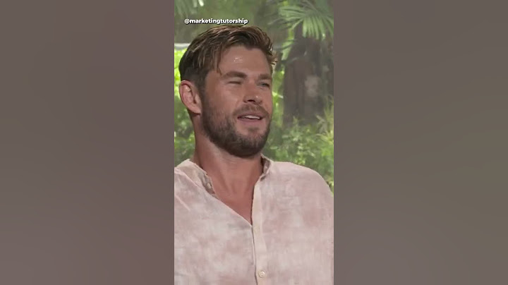 Chris Hemsworth asking Tom Holland who's your Favorite Actor in The Whole World