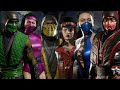 Mortal Kombat 11 ALL DLC, EXTRA & KOMBAT LEAGUE SKINS Evolution SEASON 1 - 16 in Victory Poses MK11