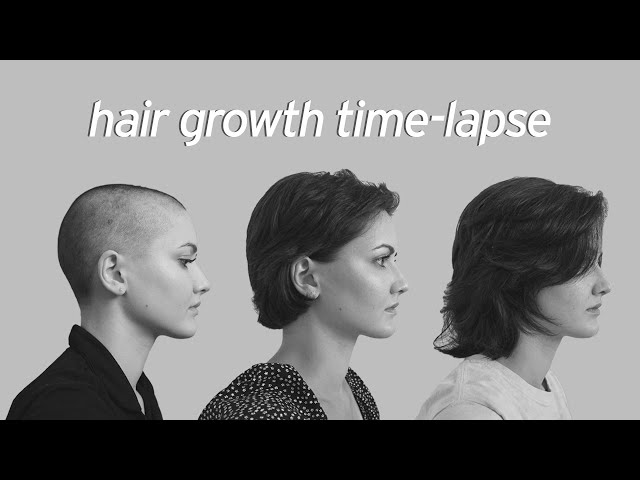 Hair Growth Time-lapse - 1 Year class=