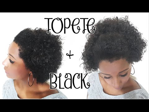 TOPETE + BLACK - PENTEADO PARA CABELO CACHEADO CURTO. - thptnganamst.edu.vn