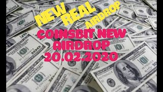 20.02.2020 NEW COİNSBİT CNG AİRDROP %100 REAL AND REFERAL GİWEAVAY 5 LEVEL