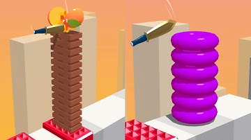 Max Levels Slice it all🔪🍊🎃: All Levels Gameplay Android, iOS ASMR Cutting Game Big Update