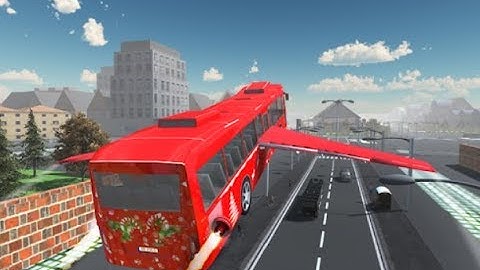 Flying Coach Bus Simulator: Pick & Drop Passengers Android Gameplay | Games Lovers