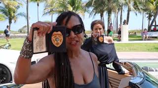 Celebrity 2025 Miami Vice Reunion Miami Beach Commercial Olivia Brown, Edward James Olmos, & Saundra Santiago. Wealth