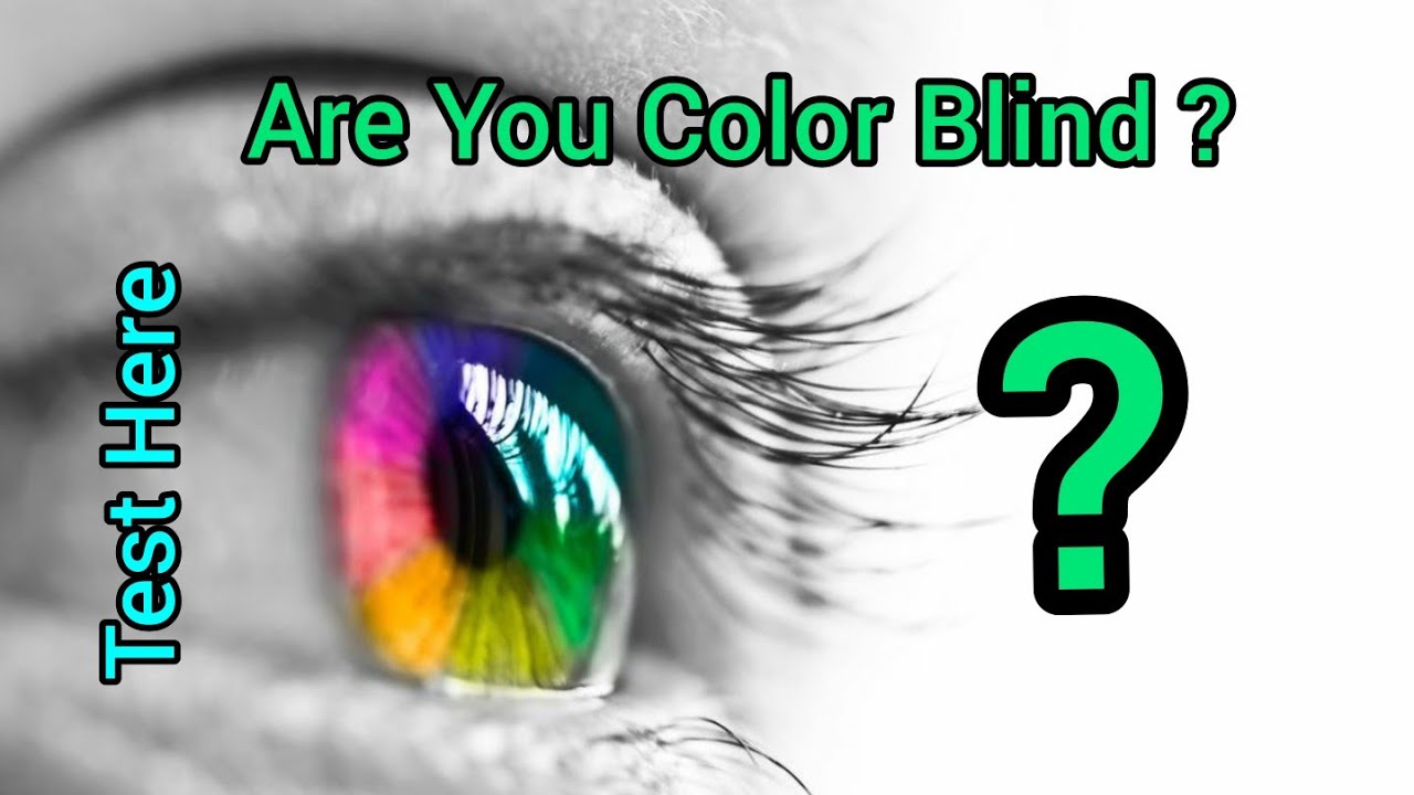 Are You Color Blind Test Here Color Blind Test For Kids Children Young All Ishihara Test Youtube