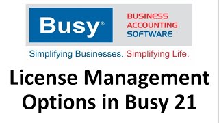 How to activate or surrender license in Busy 21 screenshot 3