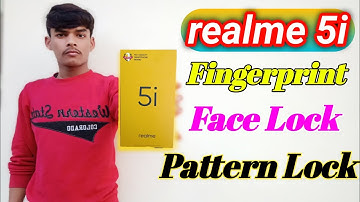 Realme 5i fingerprint,facelock, Pattern Lock, pin password kaise lagaye || How to set Pattern Lock