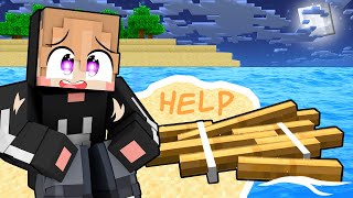 GAWAT !! KITA TERDAMPAR SELAMA 7 HARI DI PULAU TERPENCIL DI MINECRAFT !!