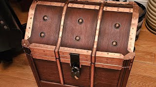 repurposed antique desk to pirate treasure chest- full length version