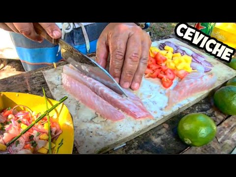 COMO FAZER CEVICHE CAIÇARA com PARGO FRESCO - APRENDA / RECEITA SELVAGEM