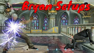 TEKKEN 7 Bryan Setups || Worst Way To Die From A Ki Charge Setup