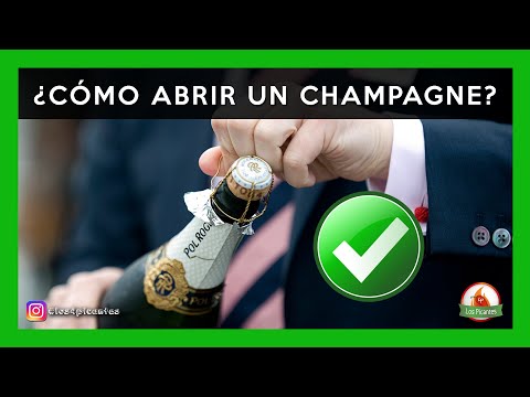 Video: Cómo Beber Champán Sin Abrir Una Botella