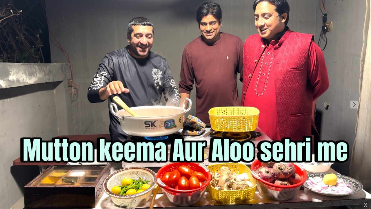 Mutton Keema Aur Aloo Sehri Me Banae |