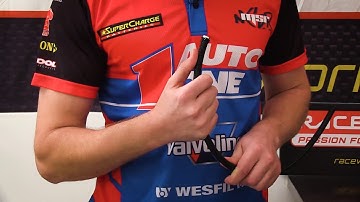 Raceworks 200/220 Series PTFE Braid Hose Assembly by Dunlop Super2 driver Adam Marjoram