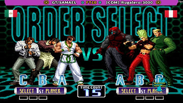 KOF 2002- EL MEJOR KYO HUMILLA A RUGALERO3000