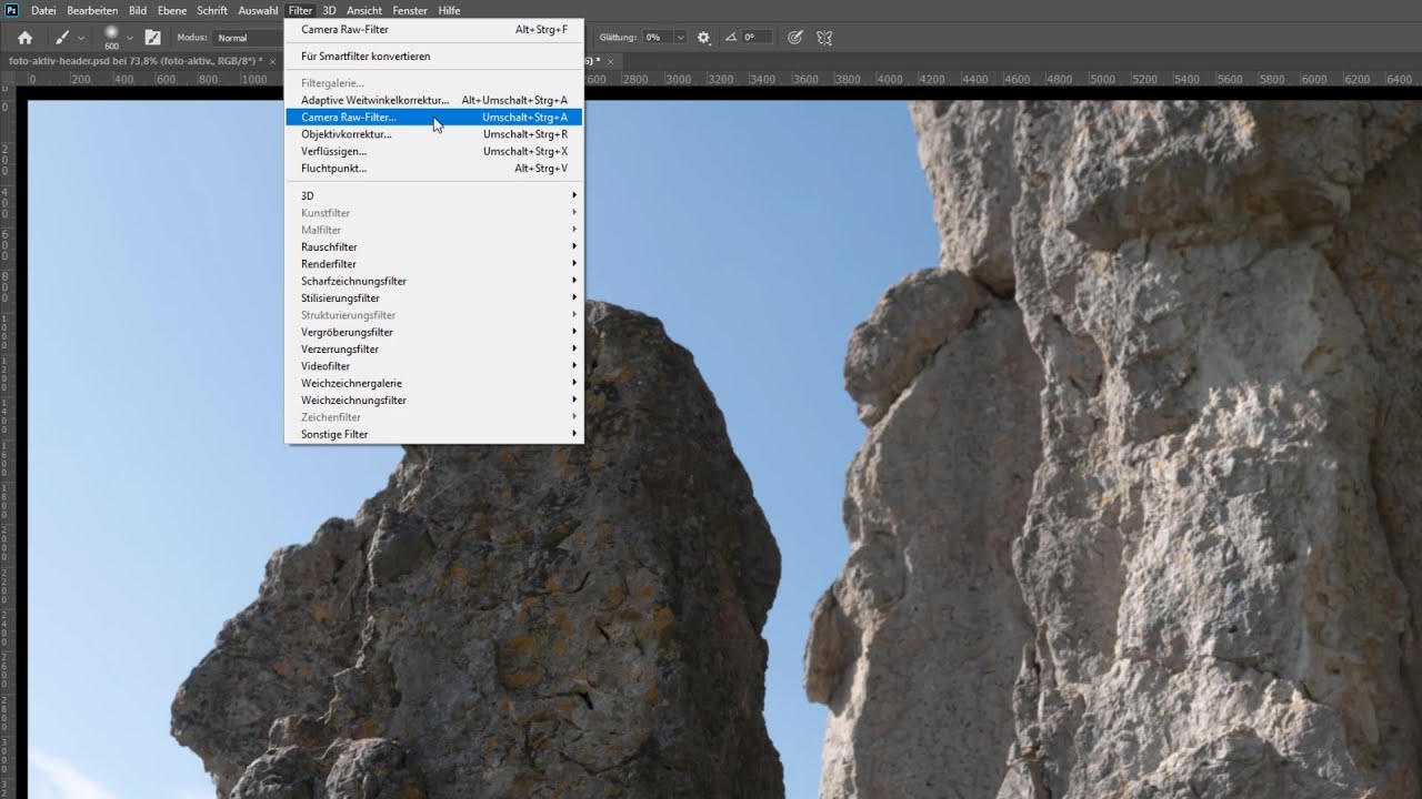 Adobe Camera Raw als Filter - YouTube