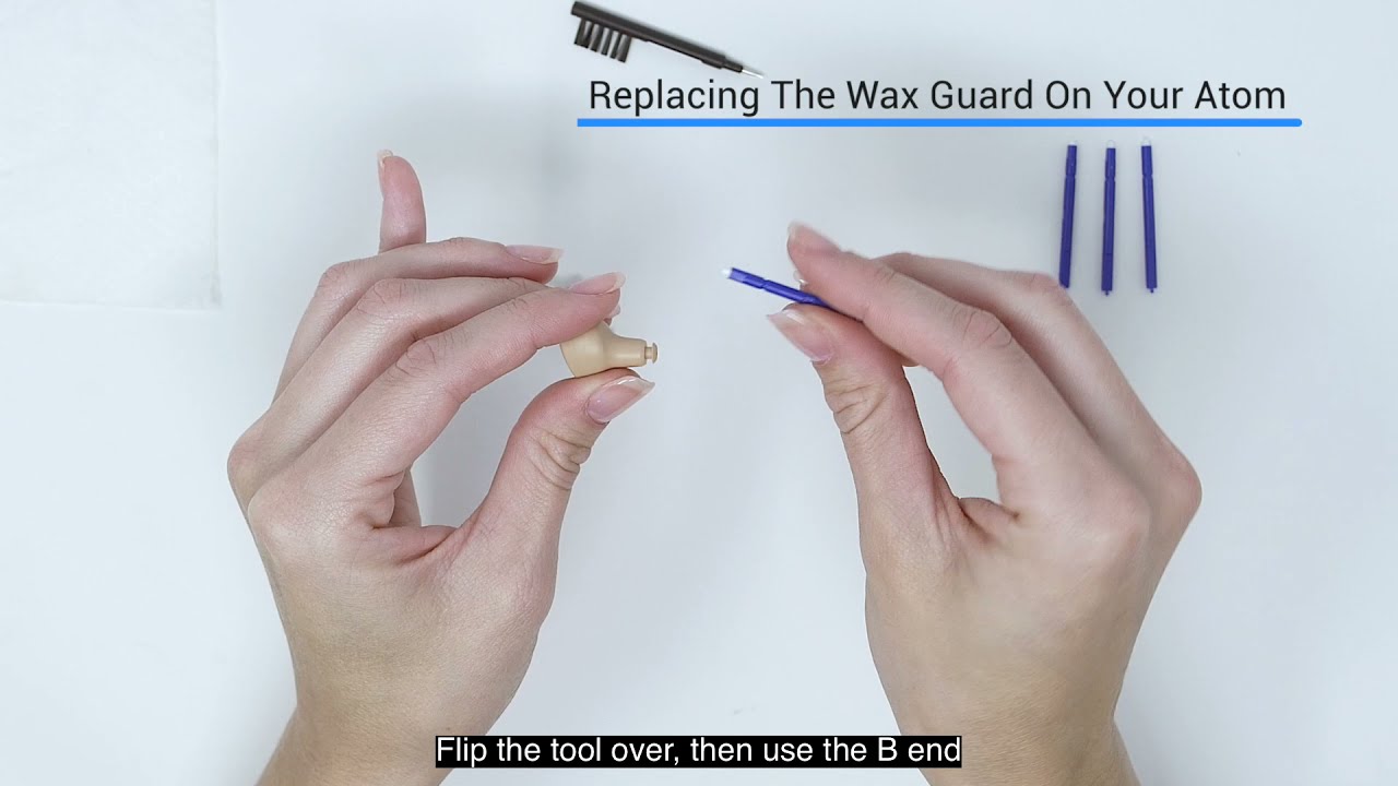 Audien Hearing Atom How To Replace Wax Guards YouTube