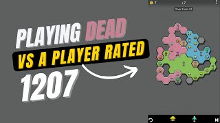 Antiyoy Online Gameplay: Playing dead vs a 1207 rated player screenshot 1