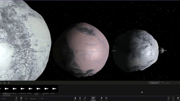 Asteroids and Dwarf Planets Size Comparison 2020