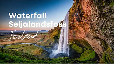 Seljalandsfoss Waterfall, Iceland-Beautiful relaxing Music Stress Relief- Soothing Music with Nature