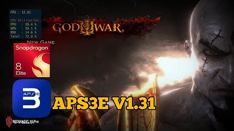 God of War 3 Play on Android | APS3E v1.31 | PS3 Emulator Android | Snapdragon 8 Elite 