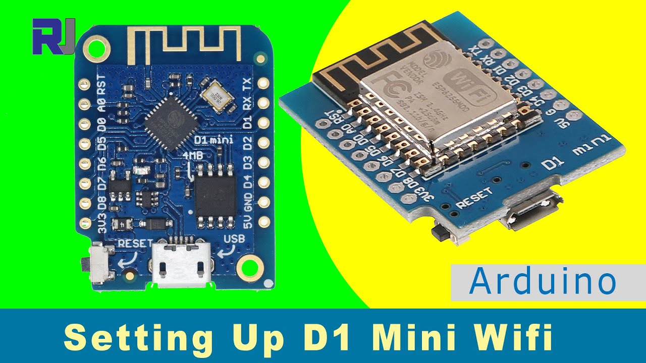 Start Using Wemos D1 Mini NodeMCU WiFi ESP8266 module with Arduino 