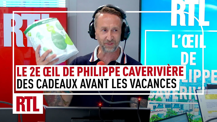 Philippe Caverivière reçoit des cadeaux avant les vacances !