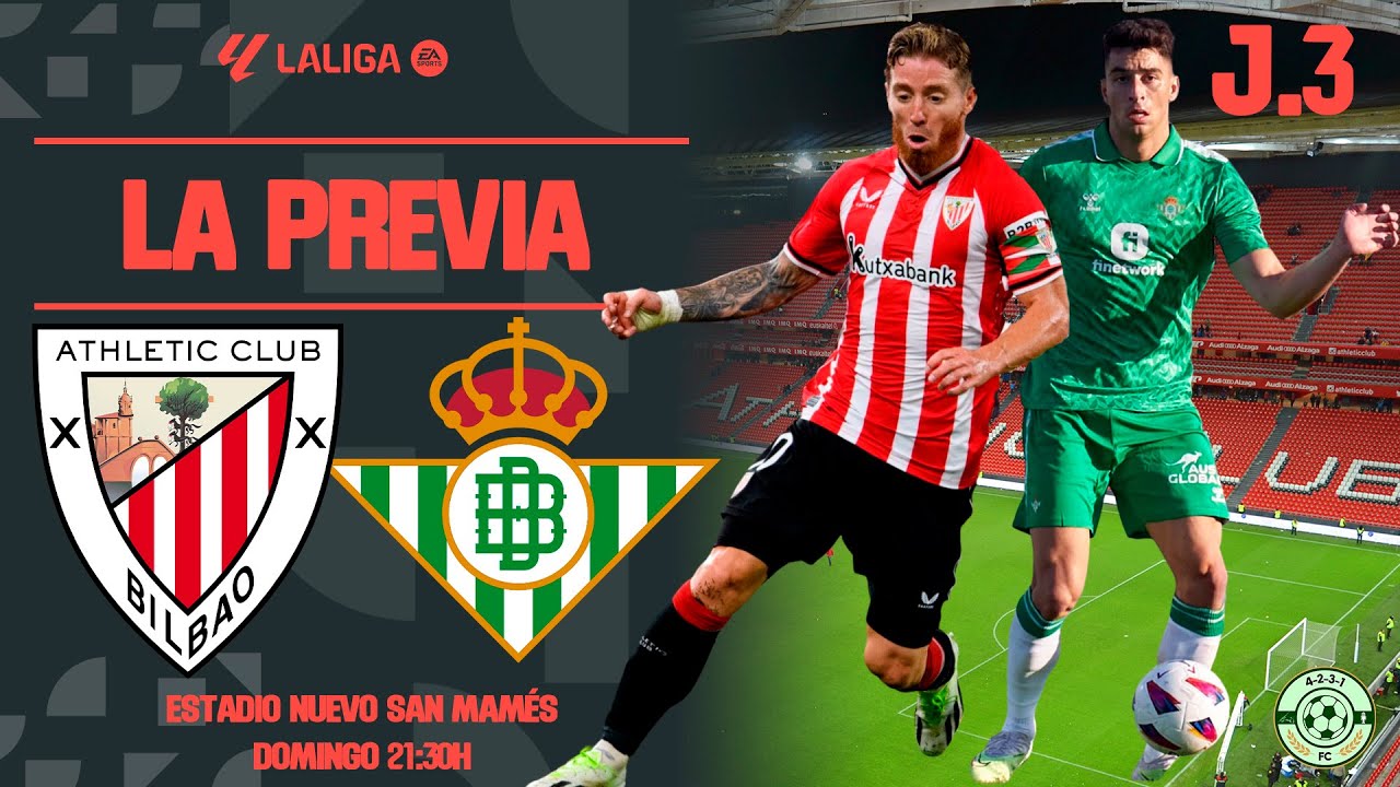 PREVIA del ATHLETIC CLUB vs REAL BETIS - Jornada 3 - YouTube