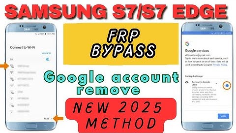 Samsung S7/ S7 Edge Google FRP Lock Bypass || ANDROID 9.10 | 8.1.0 Without PC | SM-G930f