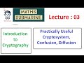 Cryptography Lecture 03: Practical Cryptosystems & Core Principles of Confusion & Diffusion π
